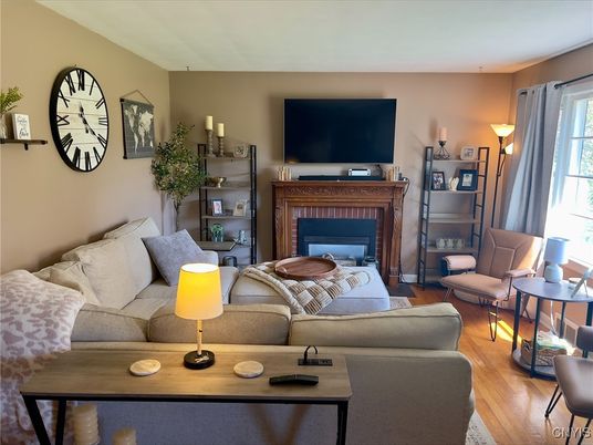Fireplace, Interior, Living room, Wood Texture Flooring
