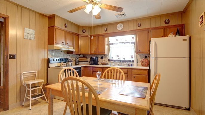 Dining room, Interior, Kitchen
