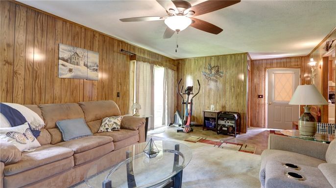 Interior, Living room, Wooden Walls