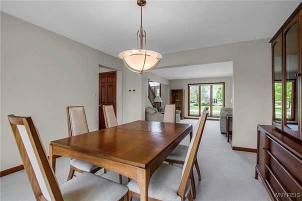 Dining room, Interior, Pendant Lights