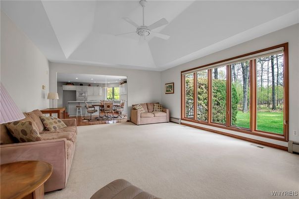 Dining room, Interior, Kitchen, Living room, Recessed Lighting