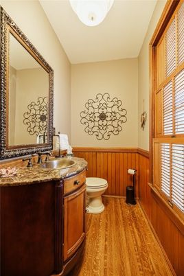 Bathroom, Interior, Wood Texture Flooring