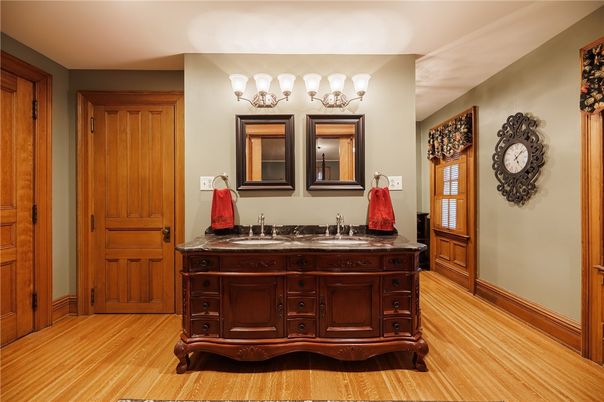 Bathroom, Interior, Wood Texture Flooring