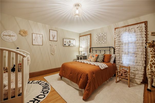 Bedroom, Interior, Wood Texture Flooring