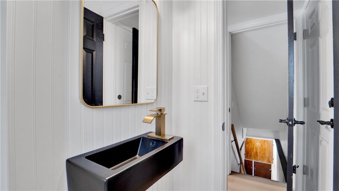 Bathroom, Interior, Wood Texture Flooring