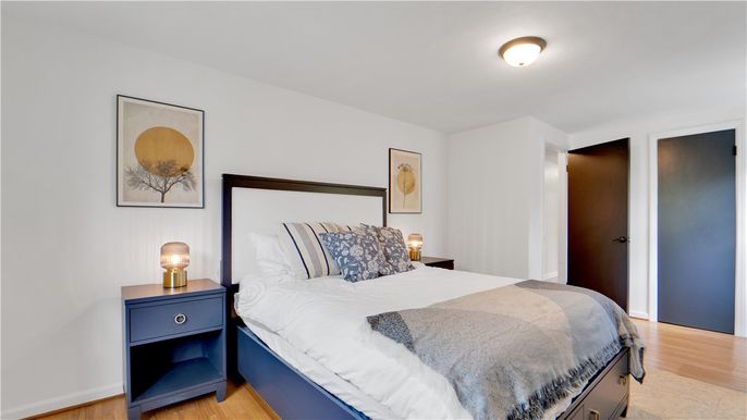 Bedroom, Interior, Wood Texture Flooring