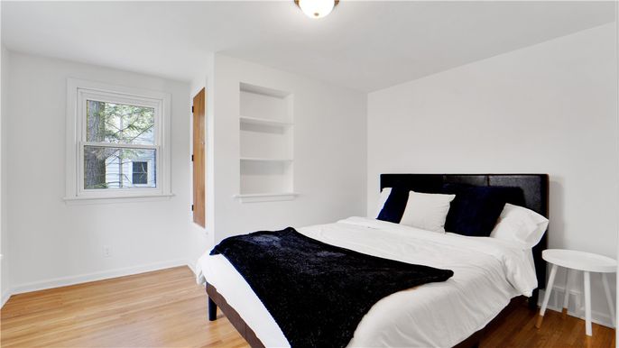 Bedroom, Interior, Wood Texture Flooring