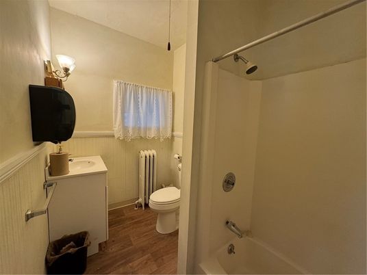 Bathroom, Interior, Wood Texture Flooring