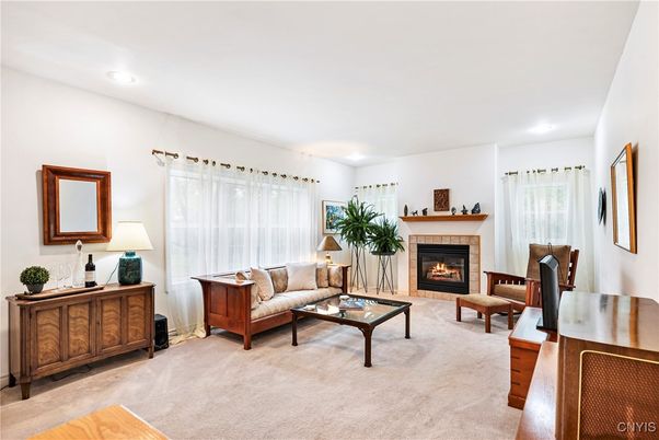 Fireplace, Interior, Living room, Recessed Lighting