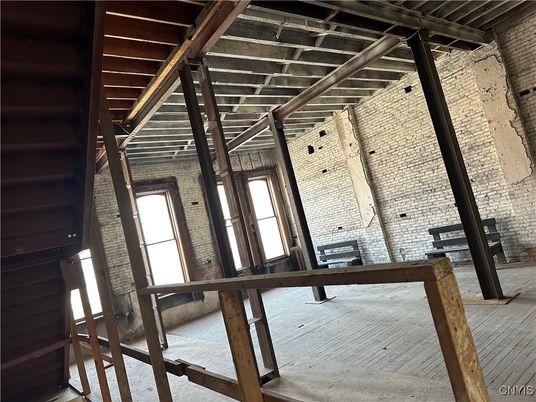 Interior, Stone Walls, Wooden Beams