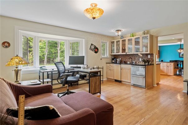 Home Office, Interior, Wood Texture Flooring