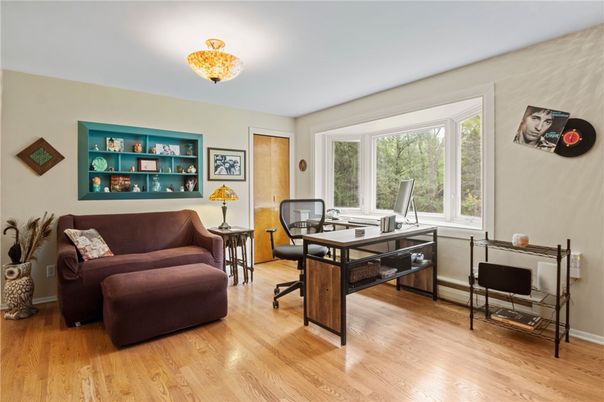 Home Office, Interior, Wood Texture Flooring