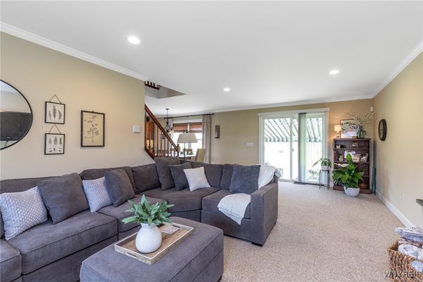 Interior, Living room, Recessed Lighting