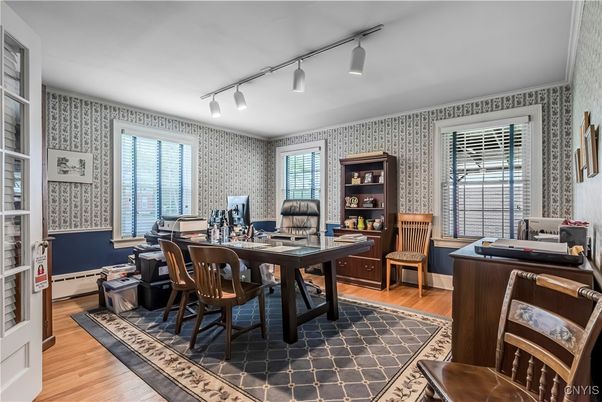 Home Office, Interior, Wood Texture Flooring