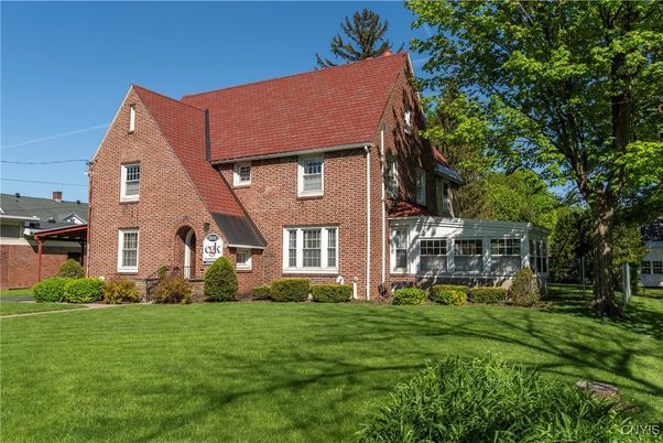 Exterior, Facade, Brick Facade, Tudor Revival