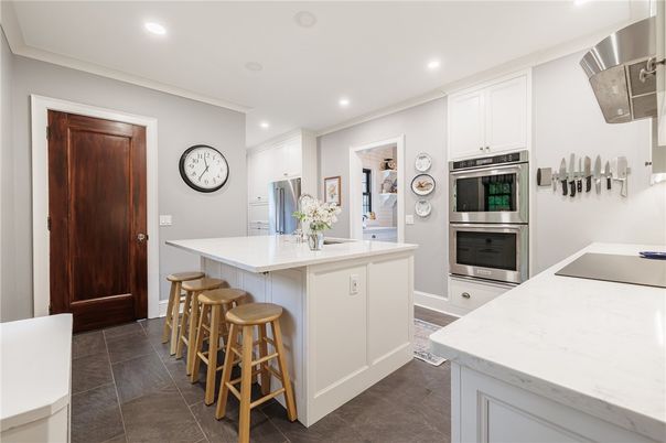 Interior, Kitchen, Recessed Lighting, Stainless Steel Appliances