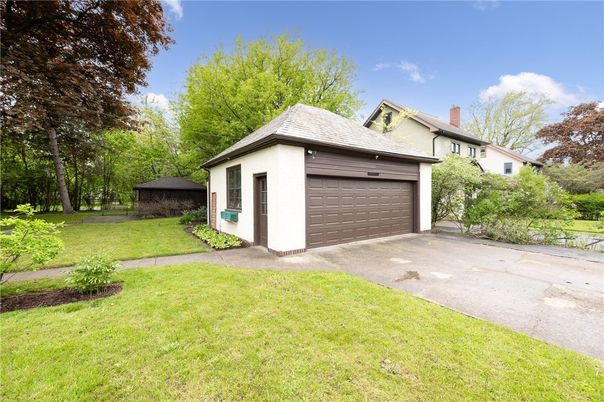 Backyard, Detached Garage, Exterior