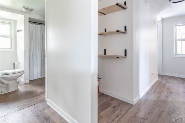 Bathroom, Interior, Wood Texture Flooring