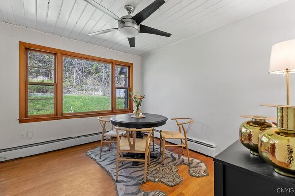 Dining room, Interior, Wood Texture Flooring