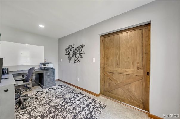 Home Office, Interior, Recessed Lighting