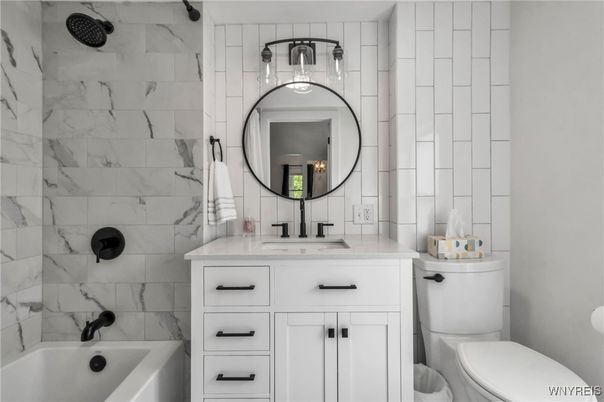 Bathroom, Interior, Marble Walls