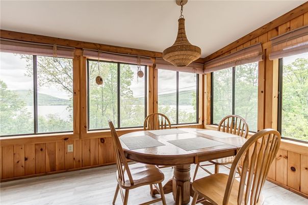 Dining room, Interior, Wood Texture Flooring