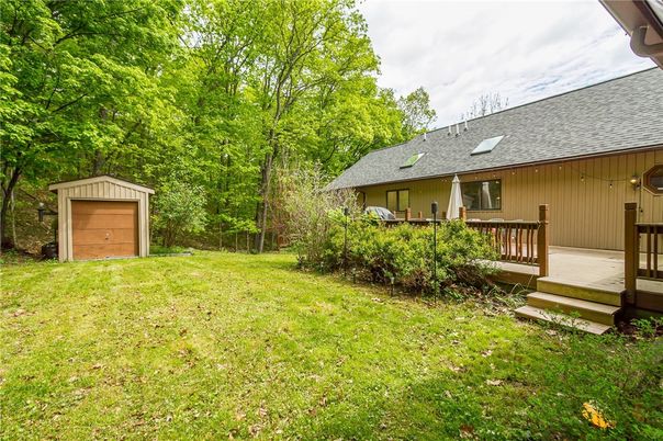 Backyard, Detached Garage, Exterior