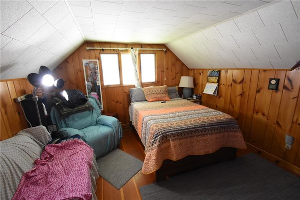 Bedroom, Interior, Wood Texture Flooring, Wooden Walls
