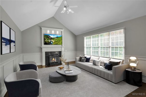 Fireplace, Interior, Living room