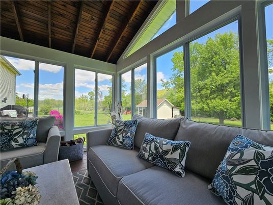 Interior, Sun Room, Wooden Beams, Wooden Ceilings