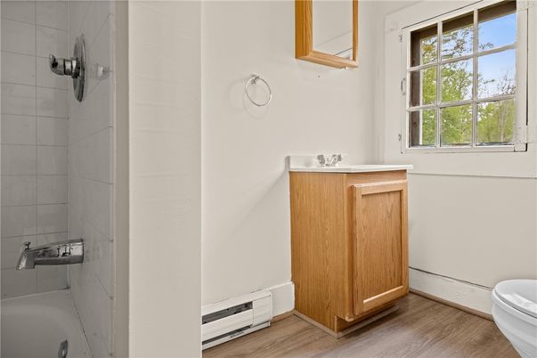 Bathroom, Interior, Wood Texture Flooring