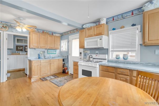 Interior, Kitchen, Wood Texture Flooring