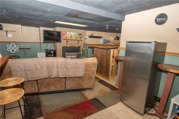 Interior, Recessed Lighting, Stone Walls