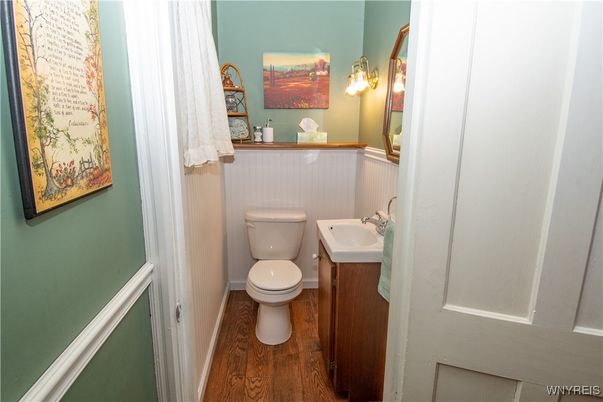 Bathroom, Interior, Wood Texture Flooring