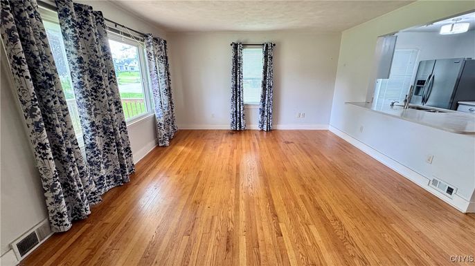 Empty room, Interior, Wood Texture Flooring
