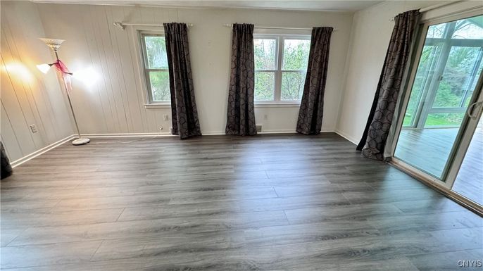 Empty room, Interior, Wood Texture Flooring