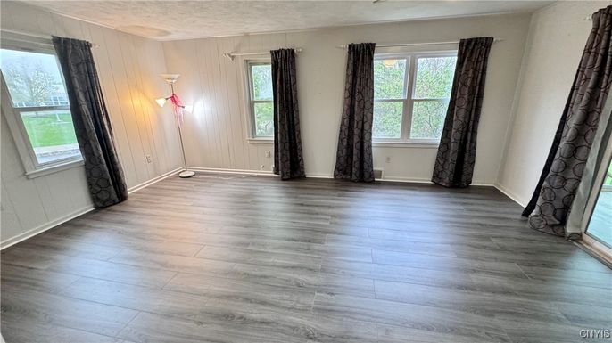 Empty room, Interior, Wood Texture Flooring