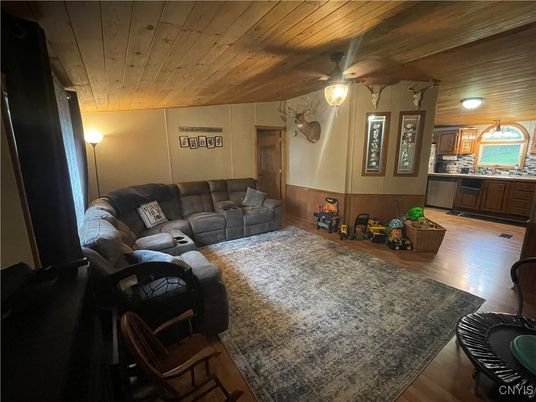 Interior, Living room, Wooden Ceilings, Wood Texture Flooring