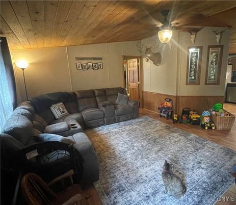 Interior, Living room, Wooden Ceilings, Wood Texture Flooring