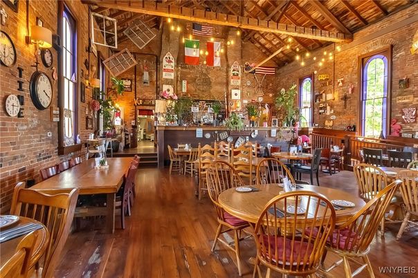 Dining room, Interior, Stone Walls, Wooden Beams, Wooden Ceilings, Wood Texture Flooring