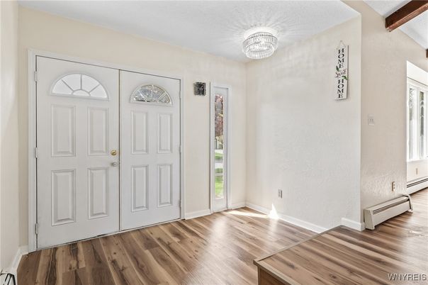 Chandelier, Interior, Wood Texture Flooring