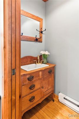 Bathroom, Interior, Wood Texture Flooring