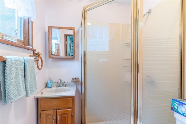 Bathroom, Glass Shower, Interior