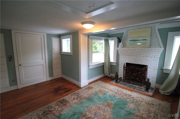 Fireplace, Interior, Wood Texture Flooring
