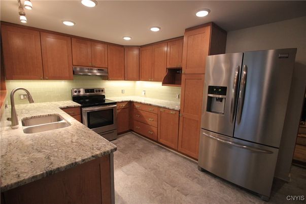 Interior, Kitchen, Recessed Lighting, Stainless Steel Appliances