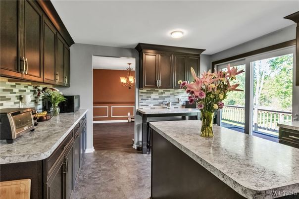 Chandelier, Interior, Kitchen, Pendant Lights, Wood Texture Flooring