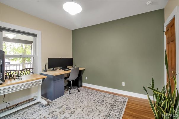 Home Office, Interior, Wood Texture Flooring