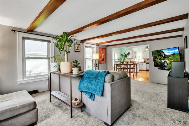 Dining room, Interior, Living room, Wooden Beams