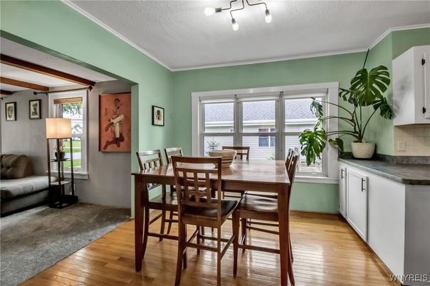 Dining room, Interior, Wood Texture Flooring