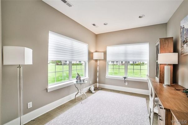 Home Office, Interior, Recessed Lighting